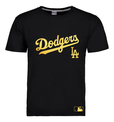 Playera Dodgers De Los Angeles Béisbol Baseball Oro