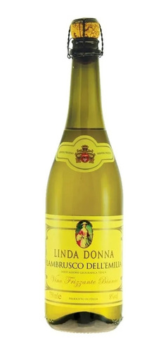 Vinho Frizante Linda Donna Lambrusco Branco Suave 750ml 