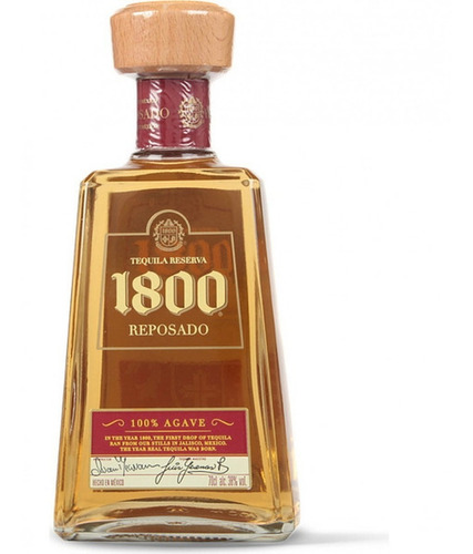 Tequila 1800 Reposado Estampillado - L a $272999
