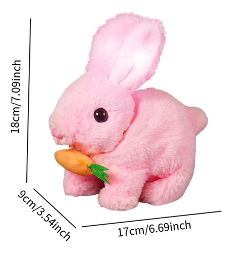 De Peluche De De Peluche De Lujoso Puede Saltar Y Hacer Rosa