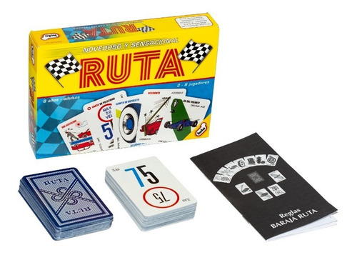 Juego De Cartas Ruta Original Los 1.000 Kilómetros De Viaje