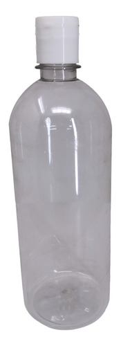 10 Envase Plastico Botella Cilindrica Con Tapa 500 Ml