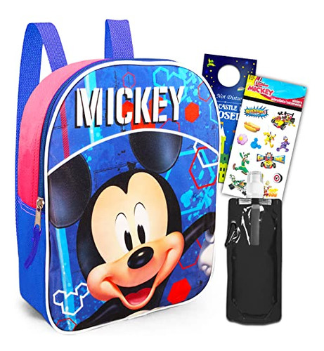 Set De Minimochilas Mickey Mouse De Beach Kids, Paquete Con
