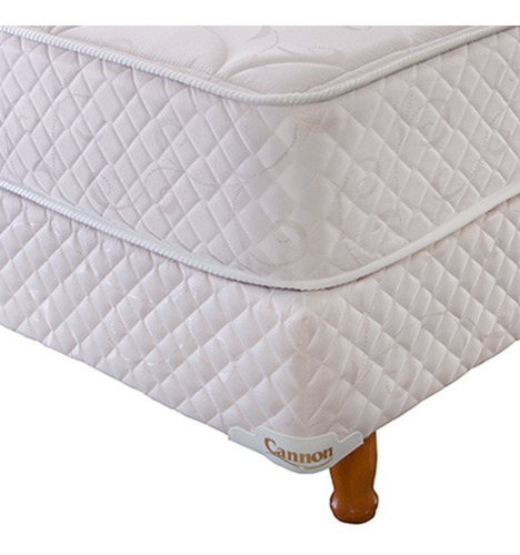Imagen 3 de 10 de Sommiers Princess Espuma Cannon 23 Cm 190x140 De Jackard