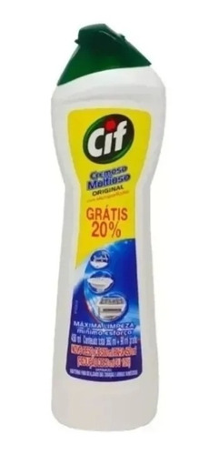 Saponaceo Cif Cremoso Original 450ml (kit C/3un)