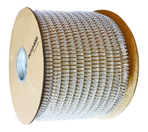 Bobina Wire-o Garra 9/16 Cor Branco 21000 Anéis 110 Folhas