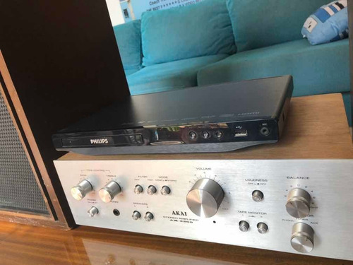 Amplificador Akai - Bafles Audinac 718