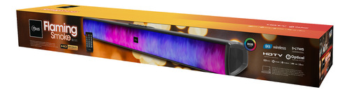 Parlante Soundbar Mlab Flaming Smoke Hdmi Optico Bluetooth