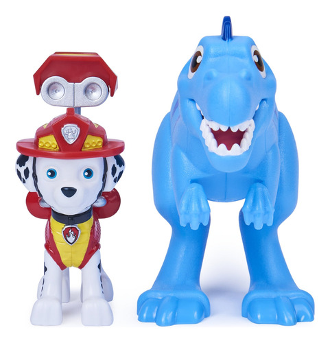 Paw Patrol Marshall Con Velociraptor Dino Rescue Spin Master