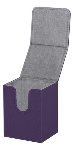 Caja De Cartas Para Tcg Deck Box, Vertical Pu Violeta