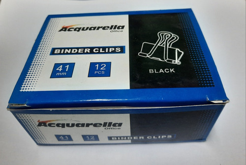 Ganchos Binder Clips 41mm (x3 Cajas)
