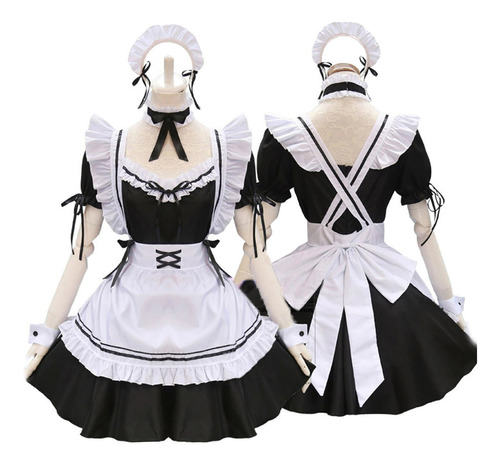 Cosplay Maid Disfraz Meido Chica Mesera Sexy Anime Kawai Rem