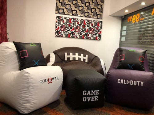 Imagen 2 de 7 de Juego De Sala Puff , Sofas,mueble Sillon Casa,departamento