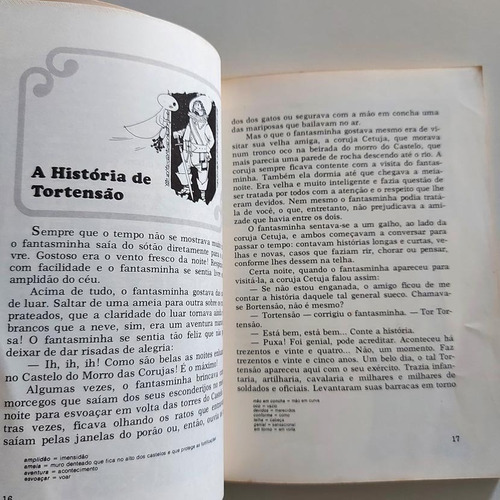 Livro O Fantasminha - Otfried Preussler - Coleção A Baleia Bacana 1975 (Usado)
