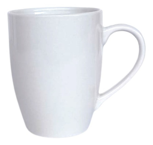 Pack 4 Taza Tazón Blanco Loza Nuevo