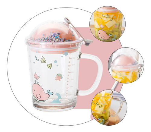 Tarro Para Botella De Agua, Vaso Transparente Con Vaso Para
