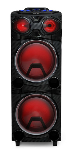 Imagen 1 de 5 de Parlante Philips TAX3705 TAX3705/77 portátil con bluetooth negro 100V/240V