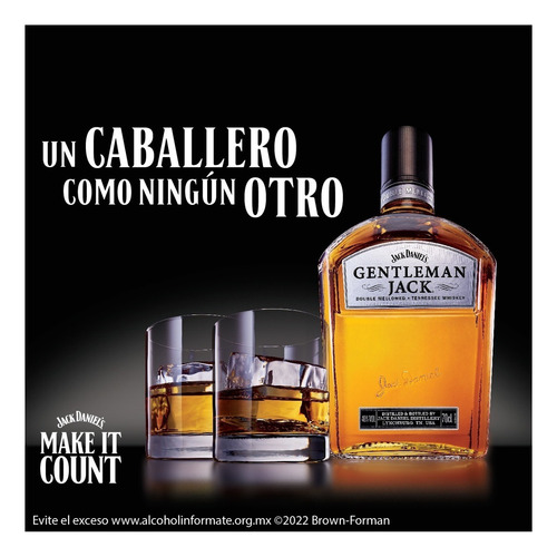Whisky Jack Daniels Gentleman 40% De Alcohol 700ml