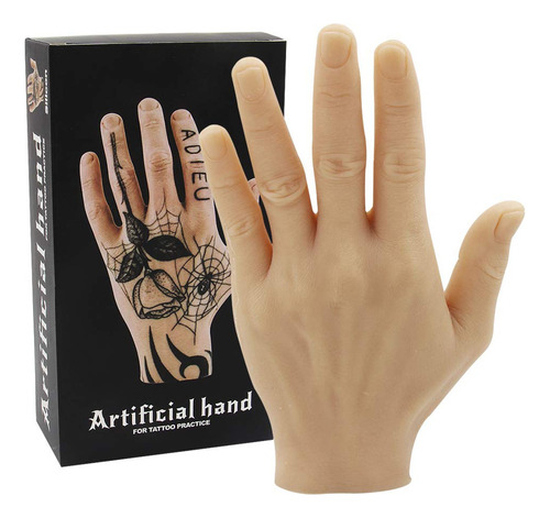 Maniquí De Piel De Manos Para Practicar Tatuajes De Silicona