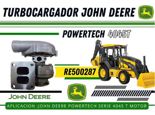 Turbo Cargador John Deere Powertech 4045t R500287