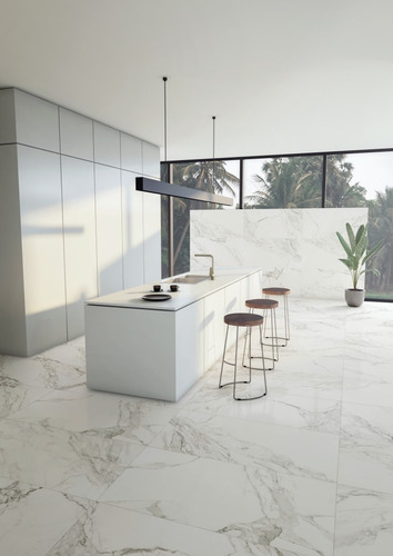 Porcelanato Portobello Bianco Di Elba Pulido 60x120 Olivos
