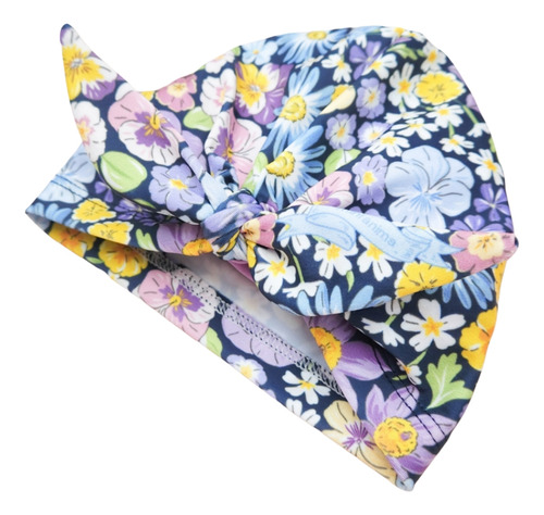 Turbante Mini Anima Gorro Filtro Uv Lycra Verano Spring Blue Turbante - Gorro Uv Spring Blue Talle 3: 12 A 36 Meses