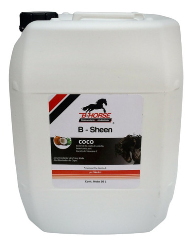  B-horse B-sheen Desenredante&abrillantador Para Caballo 20l