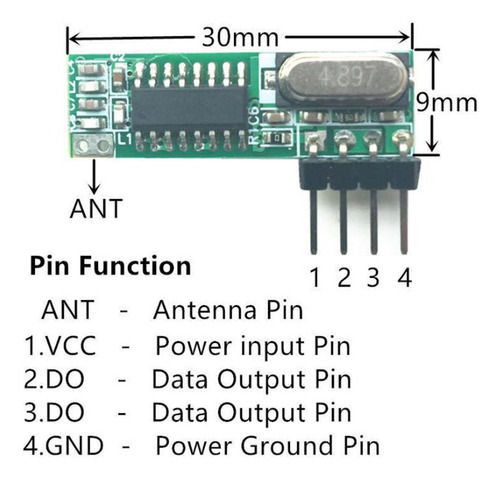 Transmisor Rx470-4 De Control Remoto Del Módulo Receptor