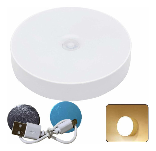 Lampara Luz Led Con Sensor De Movimiento Recargable