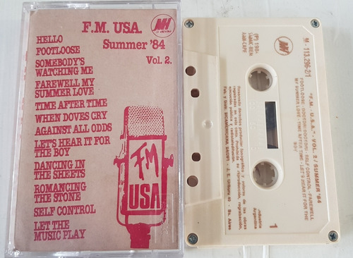 Fm Usa 1984 Vol 2 Compilado Cassette