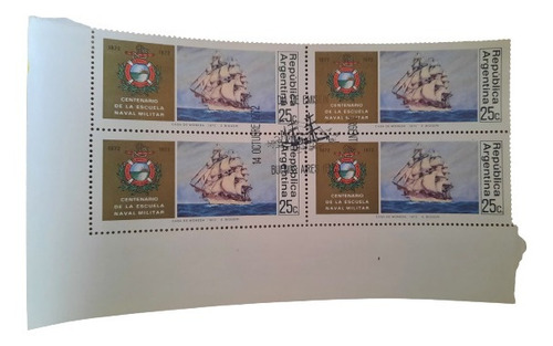 Argentina Gj 1594 Mt 928 Centenario Escuela Naval Militar