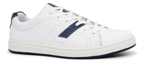 Zapatilla De Cuero Para Hombre Kaida 23.zp2024 Blanco