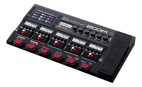 Zoom Procesador Multiefectos Para Guitarra G11 Con Pedal