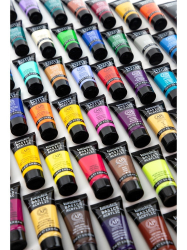 Set De Pinturas Acrílicas Juego 48 Colores 22 Ml Liquitex