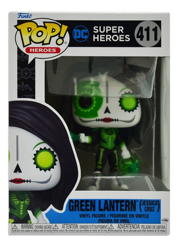 Dc Super Heroes Green Lantern Jessica Cruz #411 Heroes Funko