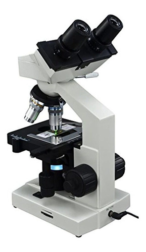 Omax 40 x -2500 x Led Binocular Microscopio Compuesto De Lab