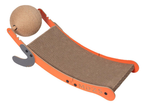 Tablero Rascador Para Gatos Con Bola De Sisal, Almohadilla