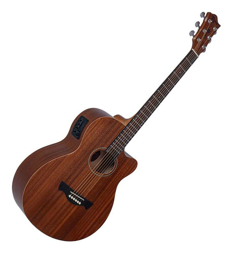 Violão eletroacústica Tagima Dallas Mahogany para destros natural mate