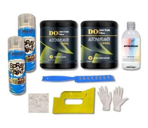 Kit Apliqa Completo Porcelanato Liquido Mesadas  2.5m2 