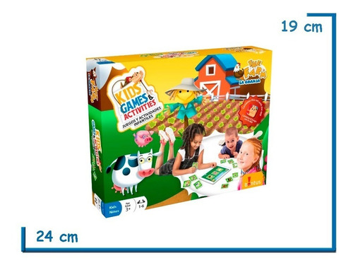 Bingo Memoria Triple Y Mas Juego Bilingüe La Granja