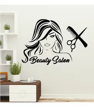 Comprar Vinil Decorativo Salón De Belleza Beauty Salón Cabello