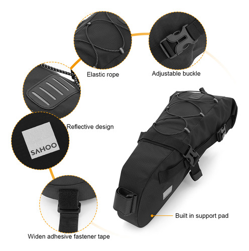 Alforja Impermeable Para Almacenamiento, Reflectante, Soport