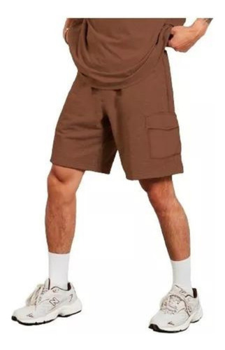 Shorts Cargo Bermuda Hombre Gabardina Pantalones Jogging