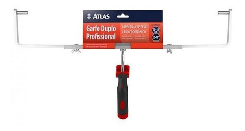 Imagem 1 de 3 de Garfo Duplo Ajustável 30 A 46cm P/ Big Rolo At360 - Atlas
