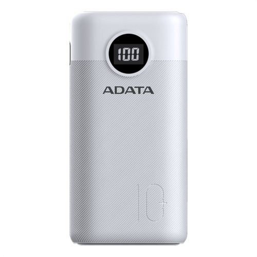 Power Bank 10000mah Multi Carga Rápida Adata P10000qcd Blanc