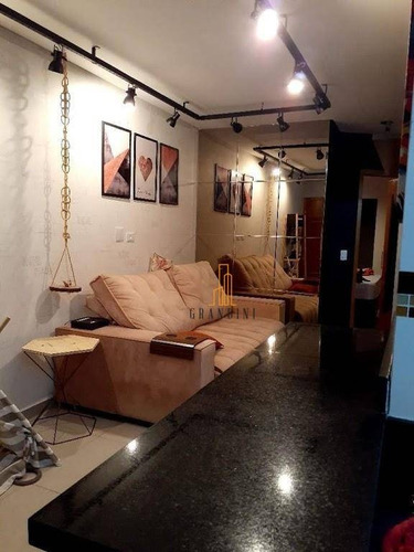 Imagem 2 de 22 de Apartamento Com 2 Dormitórios À Venda, 50 M² Por R$ 371.000,00 - Vila Pires - Santo André/sp - Ap2283