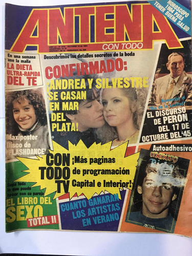 Antena - Nro 2545 - 1983 - Perón - Andea Del Boca