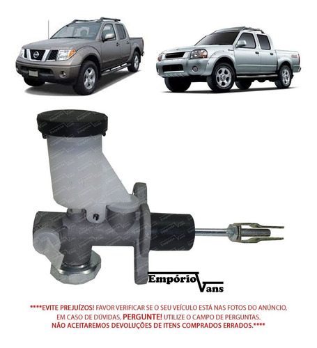 Cilindro Embreagem Mestre Nissan Frontier 02 07