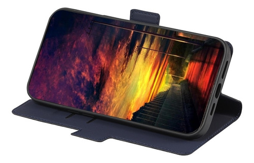 Funda De Cuero Con Textura De Sarga Para Zte Blade L9