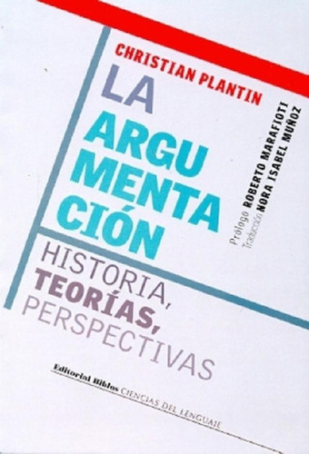 Libro - La Argumentacion - Plantin, Christian